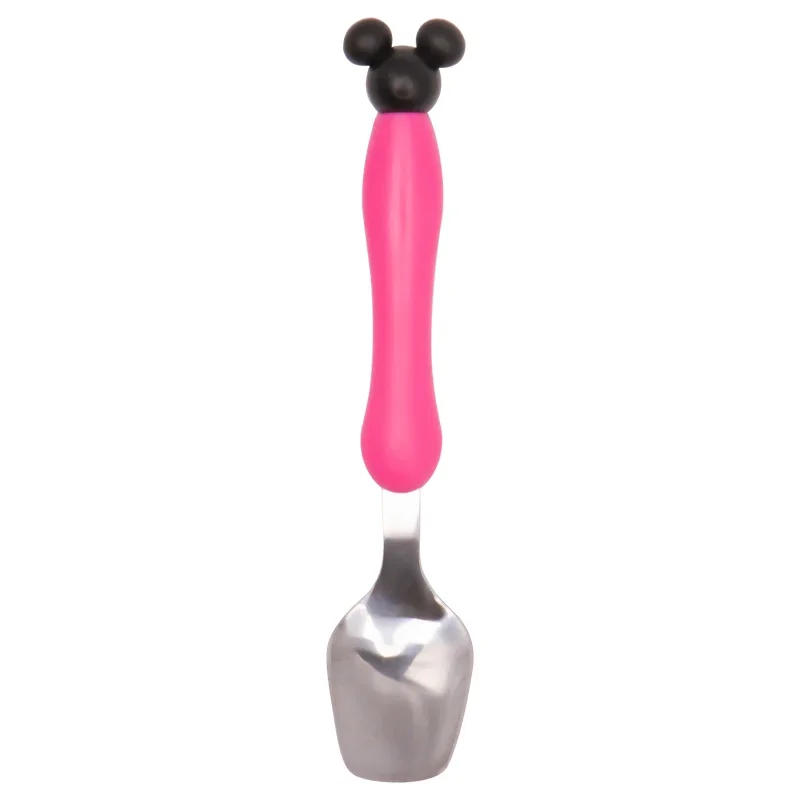 Description Picture 3 of itemChildren's Creative Cutlery Set Stainless Steel Training Cutlery Cute Cartoon Shape Fork & Spoon Baby Fork & Spoon