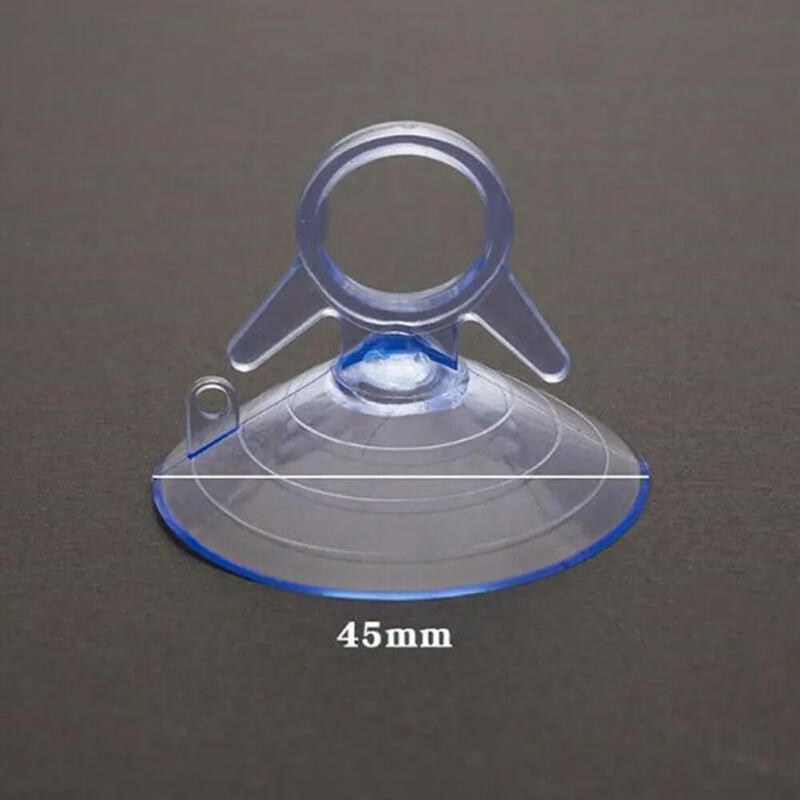 Description Picture 5 of item40 PCS Automotive Interior Car Sunshade Suction Cup Pull Ring Dovetail Suction Cup Diameter 45mm PVC Rubber Plastic Suckers Hook