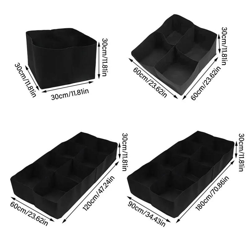 Description Picture 3 of itemGarden Planting Bag Multi-gird Felt Growing Bag Rectangle Planting Nursery Pot Vegetable Tomato Potato Planting Container Plant