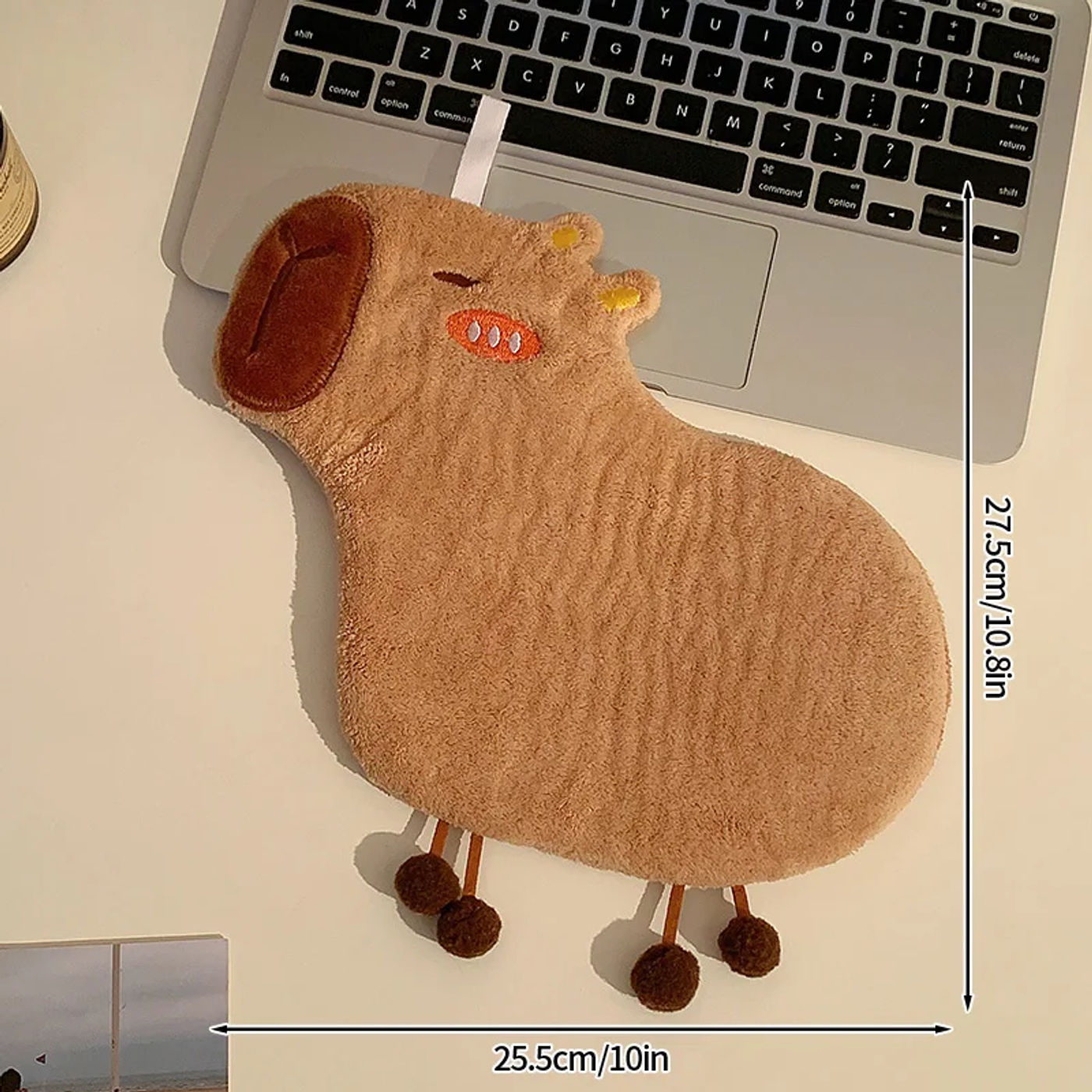 Description Picture 4 of itemCapybara Hand Towels Coral velvet Hanging Towel Dish Towel Cloths household Animal Pattern Washcloth Supplies for Kitchen