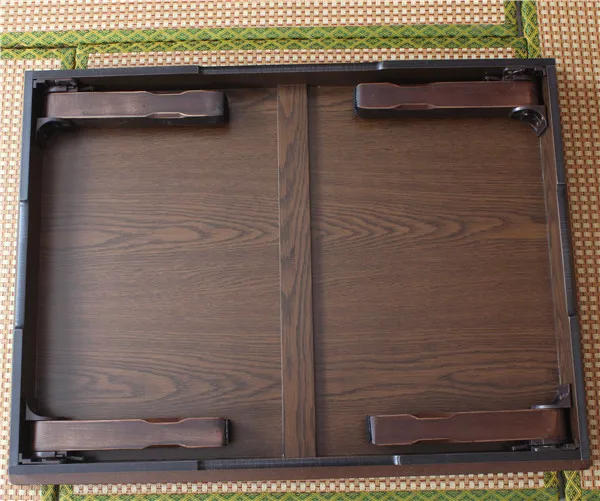 Description Picture 4 of itemAntique Korean Coffee Tea Table Folding Leg Asian Style Living Room Foldable Furniture Floor Traditional Dining Table Wooden