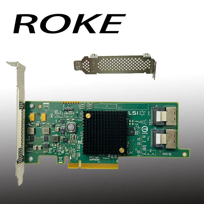 Description Picture 3 of itemLSI 9207-8i 6Gbs SAS HBA P20 IT Mode For ZFS FreeNAS unRAID +2* 8087 SATA Cable