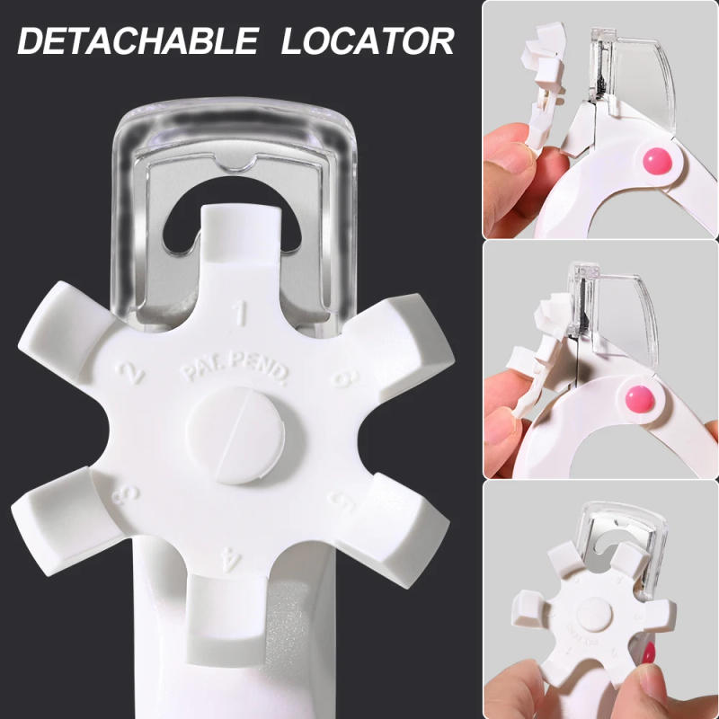 Description Picture 3 of itemNail Clipper for Acrylic Nails U Word False Tips Edge Cutter Trimmer Triple Cut with Measure Dial Manicure Scissors Tools Tools