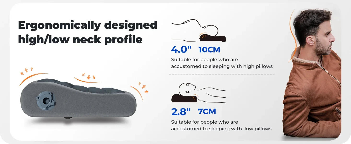 Description Picture 6 of itemFLEXTAIL ZERO PILLOW SE Outdoor Portable Inflatable Pillow Sleeping Bag Nap Pillows Lightweight Travel Camping Inflatable Pillow