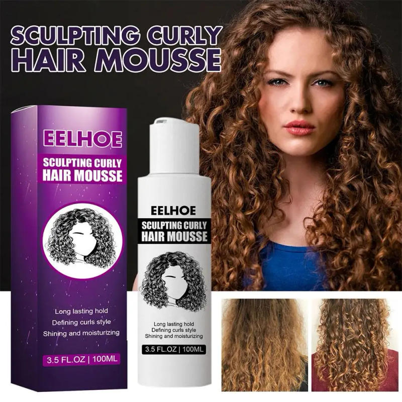 Description Picture 2 of itemEelhoe Curl Enhancers Styling Elastin Anti-frizz Curly Repair Hair Agent Moisturizing Curling Hair Beauty Care 100ml Stylin L5w2