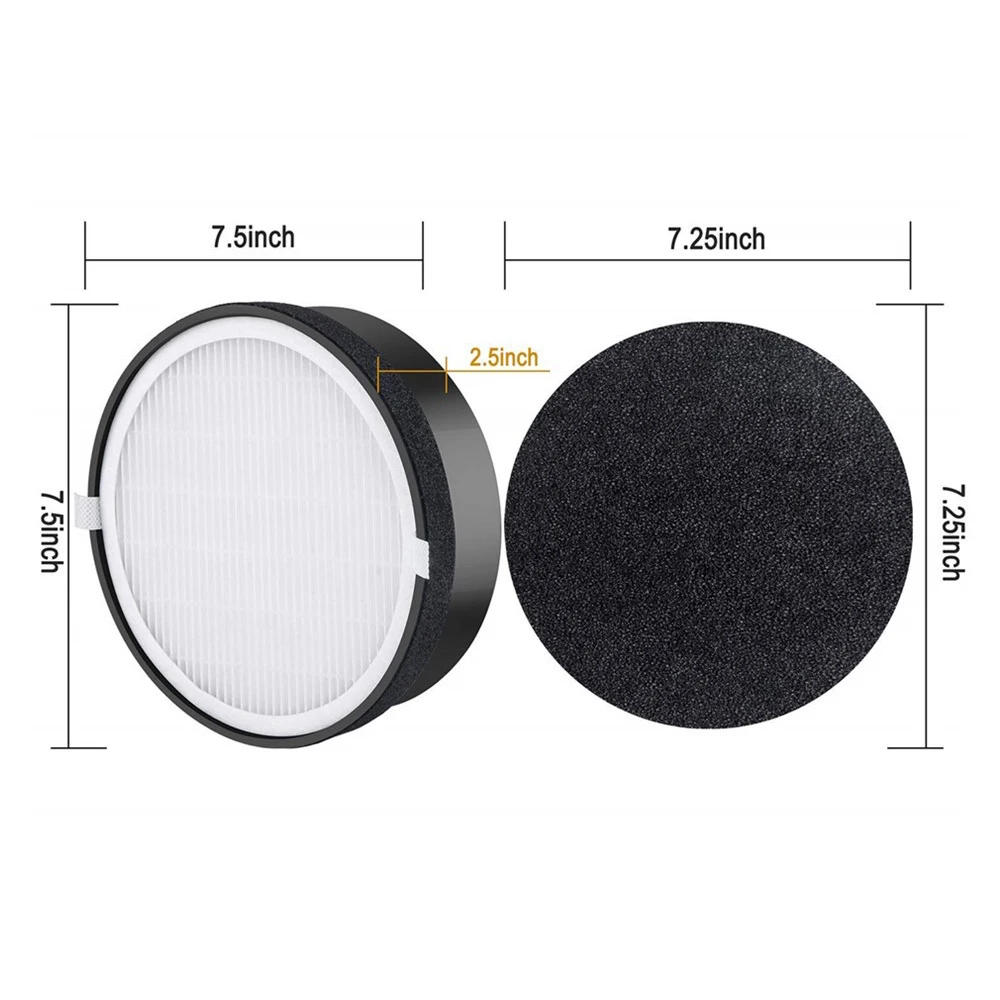 Description Picture 3 of itemHepa Filter Replacements for Levoit Air Purifier LV-H132 LV-H132-RF Activated Carbon Filter Parts Cleaning Air Purifier Part