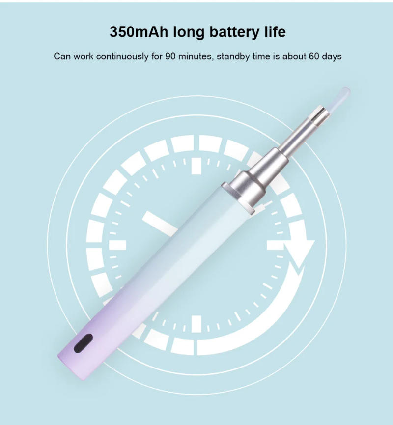 Description Picture 5 of itemTongwode Ear Wax Removal Tool Ear Care WIFI 5MP Visual Ear Sticks Endoscope Precision Earpick Mini Camera Otoscope Health Care