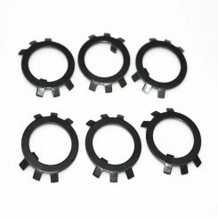 Black Steel Lock Washers Retaining Stop Washers For Slotted Round Nuts M10 M12 ~ M60 Lock Gasket Spacer GB858
