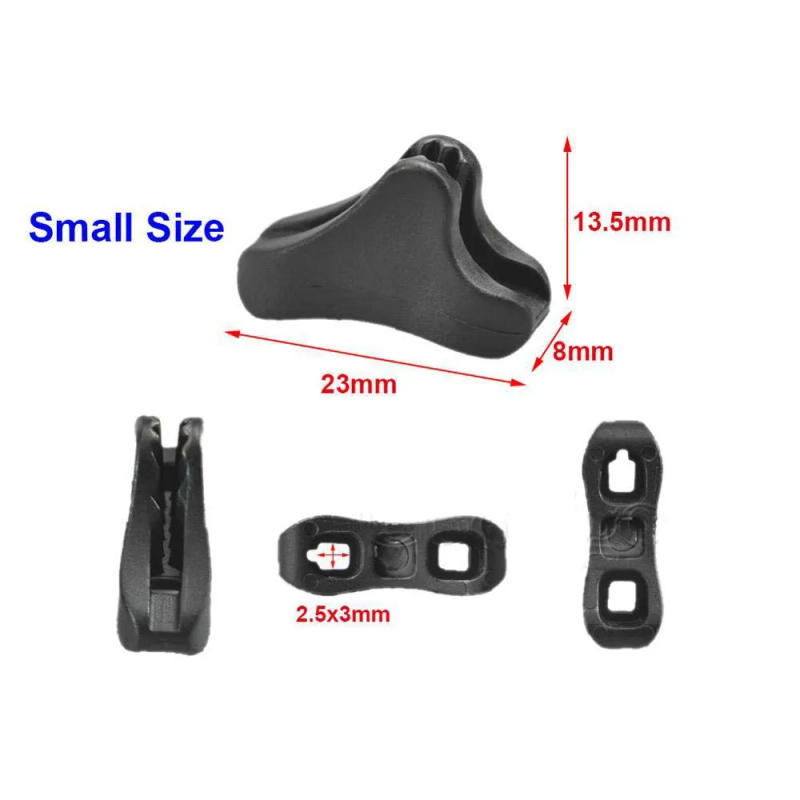 Description Picture 4 of itemBuckles Triple-Cornered Non-slip Cord Tightener Pull Rope Buckle Wind Rope Buckle Triangle adjustment buckle Tent Accessories