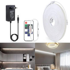 10M Led Strip Lamp Ribbon Led Neon Light White Led Tape Light 2835 120Led/m Modeling Light With RF Remote Control