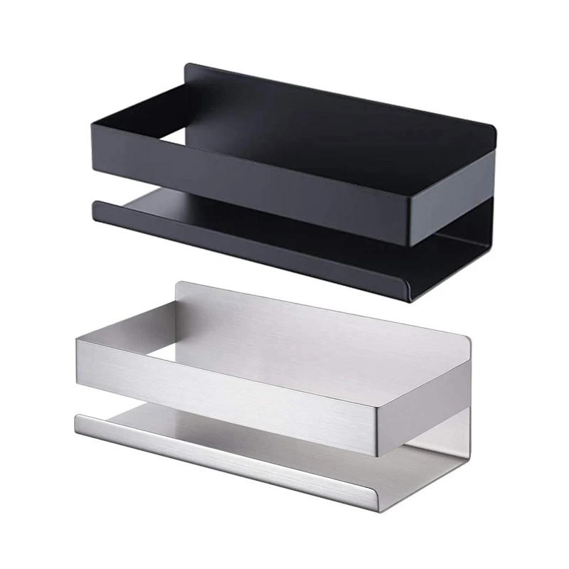 Description Picture 2 of itemMultifunctional Storage Tray Wall Mount Bathroom Shower Shelf Shampoo Holder Cosmetic Shelves Toilet Kitchen Dropshipping