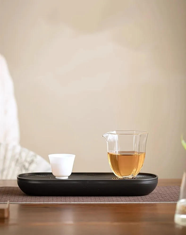 Description Picture 2 of itemMelamine Water Storage Type Tea Tray Chinese Tea Accessories Home Tea Sea Teapot Trays Decorative Teaware Supplies