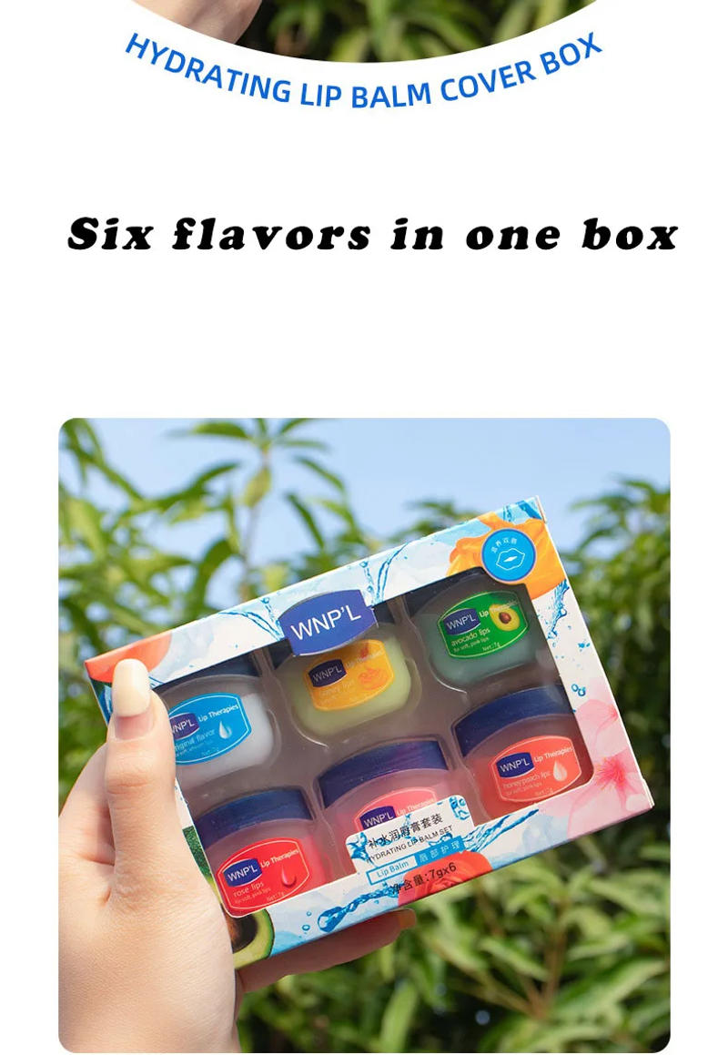 Description Picture 3 of item8/6/4/1PCs Lip Balm Moisturizing Lipstick Base Moisturizer Makeup Natural Plant Anti-Cracking Lip Care Petroleum Jelly Lip Balm