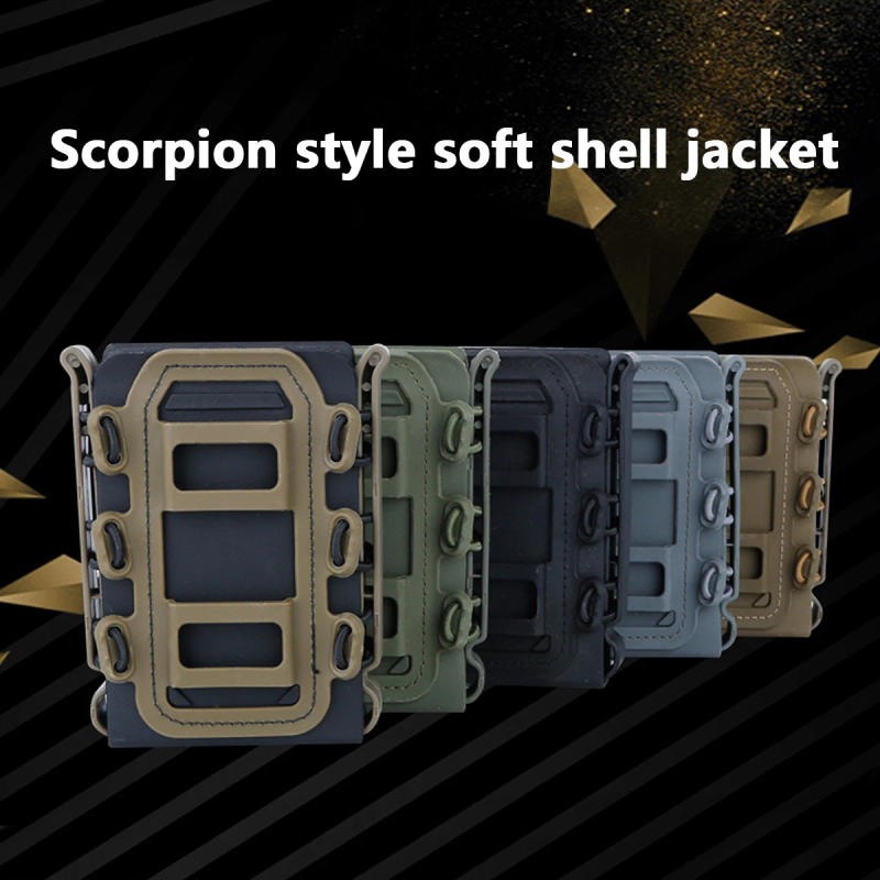 Description Picture 2 of itemTactical Scorpion Fast Mag Holster Case Holder Gun Hunting Airsoft Molle Accessories For AR 15 M4 AK 47 5.56/7.62 Mag Pouch