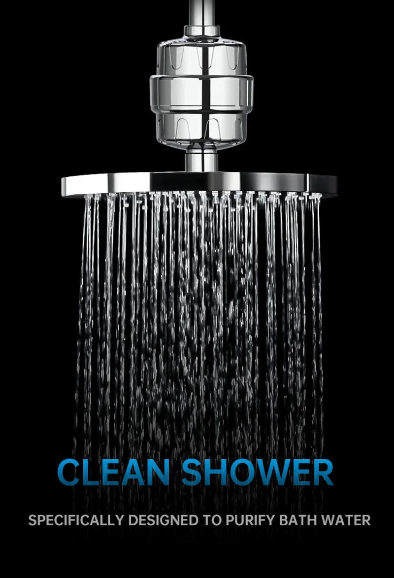 Description Picture 2 of item15 Layers of Filtration  Shower Water Filter Remove Chlorine Heavy Metals - Filtered Showers Head Soften for Hard Water