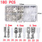 180pcs   silvery
