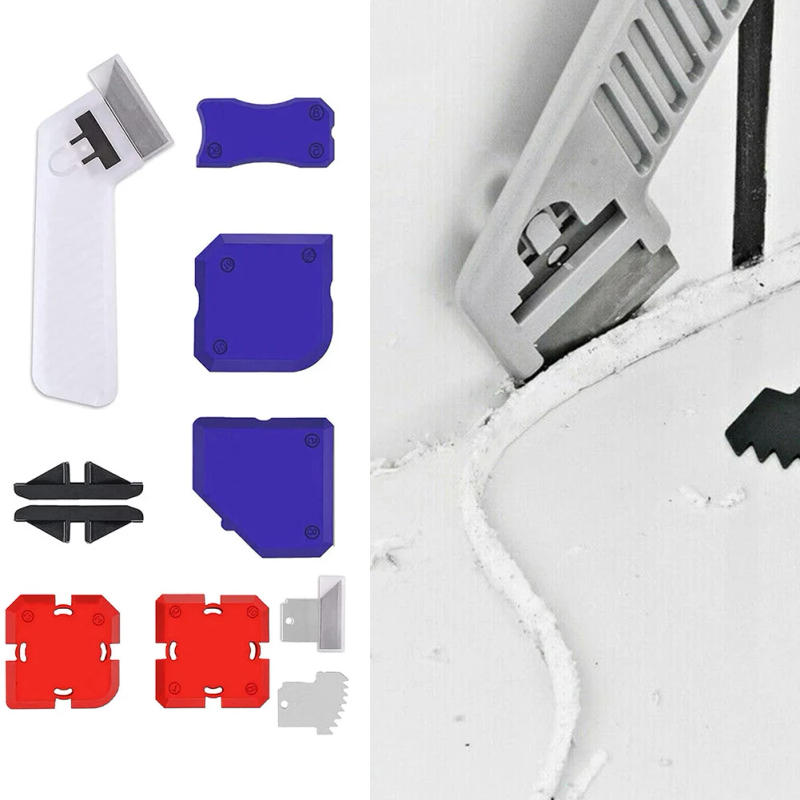 Description Picture 2 of itemSealant Finishing Tools for Caulking Silicone and More 11PCS Professional Profiling Kit Easy to Use No Mess Cleanup