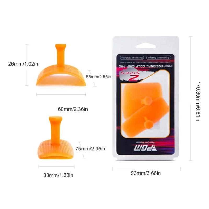 Description Picture 2 of itemEnhanced Ball Control Golf Club Grip Trainer Correct Posture Silicone Golf Grip Magic Stick Non-Slip Swing Grip Pad