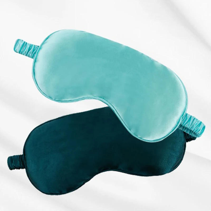 Description Picture 6 of itemImitated Silk Eye Patch Shading Sleep Eye Mask Eyepatch Travel Relax Cover Eyeshade Health Sleeping Shield Eye Care Tools