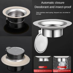 Toilet Deodorizer Stopper Squatting Pan Anti-smell Plug Sewer Pipe Anti-blocking Cover Sewage Overflow Bathroom Fitting