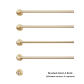 Brushed Gold-4 Rods