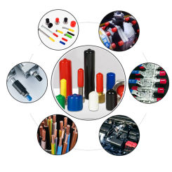 PVC Rubber End Cap Protective Cable Insulation Bouchon Joint Caoutchouc Silicone Sealing