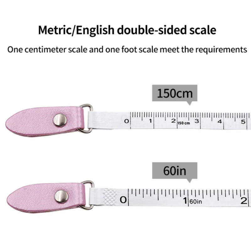 Description Picture 4 of itemMeasuring Tape Leather Retractable Ruler Tape Portable Centimeter Inch Roll Tape Practical Measures Height Ruler Measuring Tool