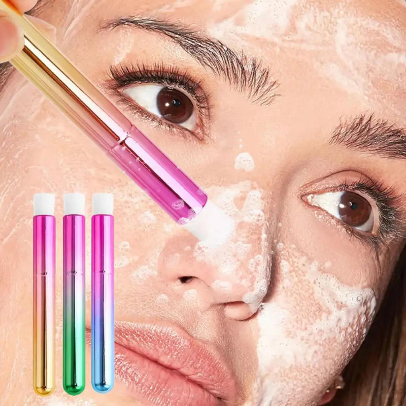 Description Picture 2 of itemGradient Foam Brush Remove Blackheads Makeup Tools Clean False Eyelashes Brush Multi-color Soft Eyelashes Brush