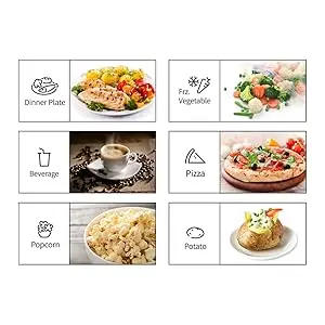 Description Picture 6 of itemEM720CPL-PM Countertop Microwave Oven with Sound On/Off, ECO Mode and Easy One-Touch Buttons, 0.7 Cu Ft/700W, Pearl Whit