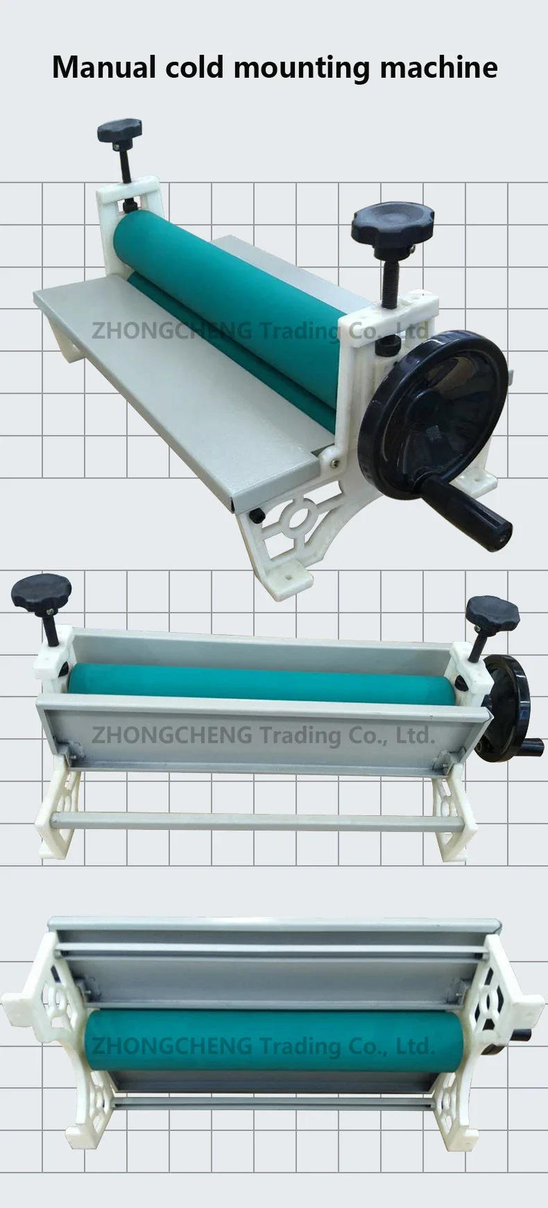 Description Picture 3 of itemLBS350 Manual Cold Mounting Machine Cold Roll Laminator Small Foldable Cold Laminator Desktop Laminating Machine