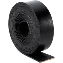 1pc 25mm x 2m Full Grain Buffalo Leather Strips Black Leather Strap 2mm Thick Genuine Flat Leather Cord Cowhide Braiding Thread