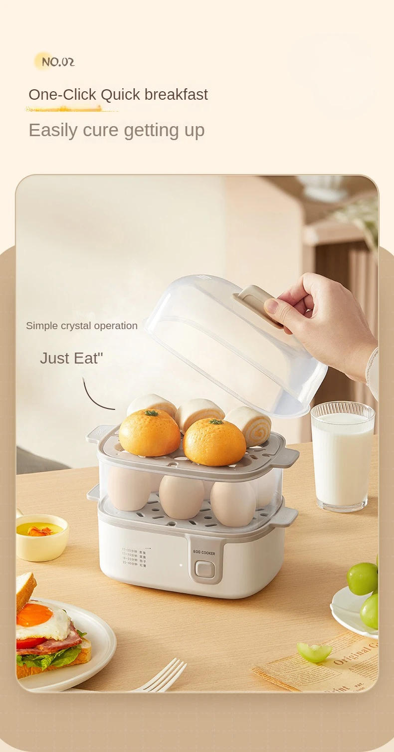 Description Picture 6 of item220V Electric Egg Steamer Household Multifunctional Food Steaming Cooker Home Egg Boiler for Breakfast