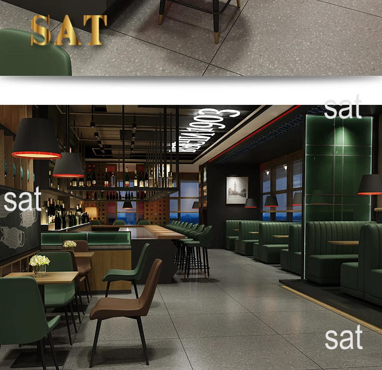 Description Picture 4 of itemModern minimalist vintage restaurant Tables and chairs Direct Factory Commercial restaurant furniture Cafe Bar use wholesale