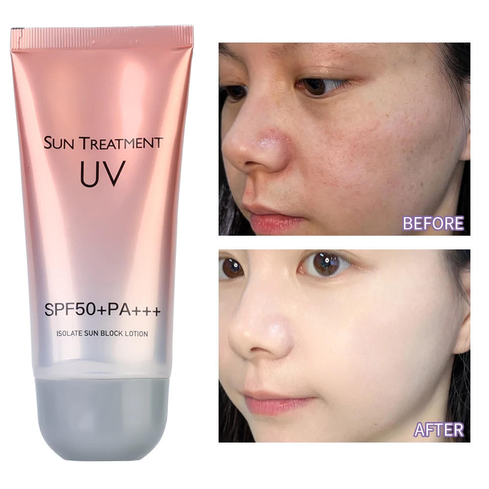 Description Picture 5 of itemLasting Sunscreen Cream Protector Facial Sun Block Spf50 Gel Isolation Lotion Cream Bleaching Creams Face Moisturizer Whitening