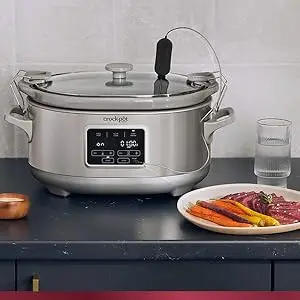Description Picture 3 of item7-Quart Cook & Carry™ Slow Cooker with Sous Vide,Programmable, Stainless Steel