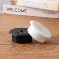 1Pc 50mm/60mm Wire Hole Cover Desktop Cable Box Line Outlet Port Threading Box Cover Cable Passing Office Home Table Furniture