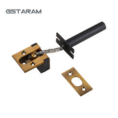 Zinc Alloy Hidden Security Door Chain Lock Extruded Door Latch Anti-theft  Kids  Guard Heavy Duty Gate Latch Home Hardware