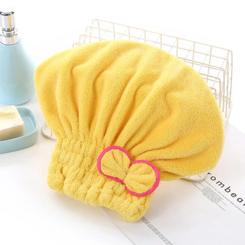 Description Picture 6 of itemShower Cap Hair Hat Hair Turban Microfiber Quick Dry Towel Soft Women Head Wrap Hat Absorption Water High Density