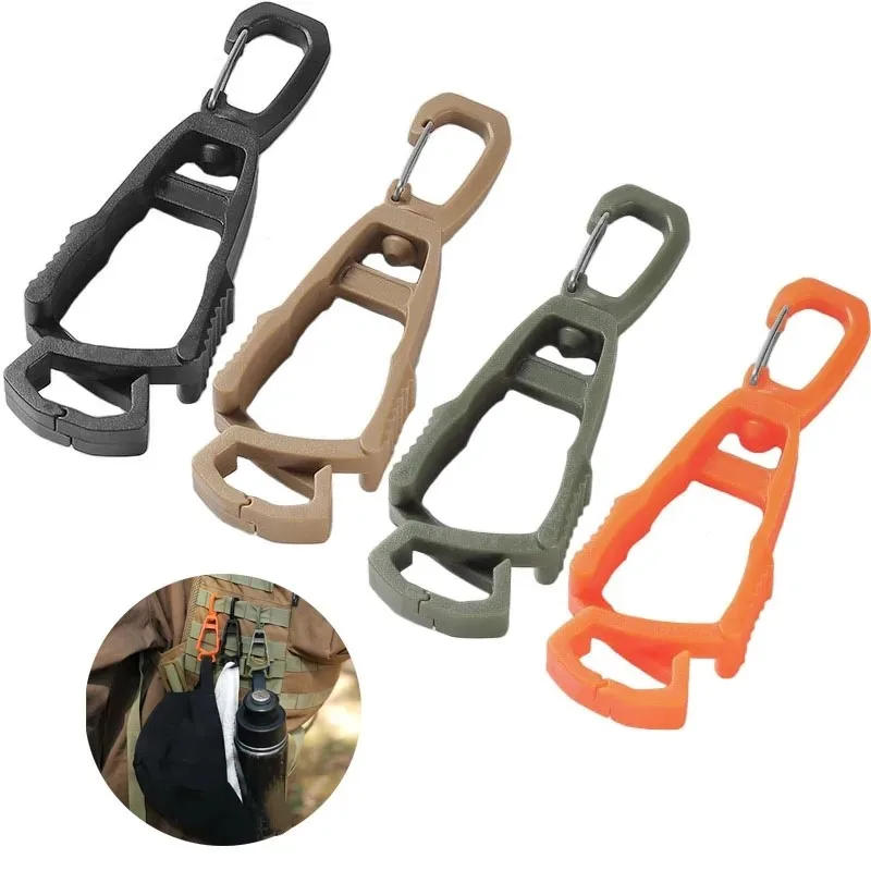 Description Picture 6 of item1PC Outdoor Glove Clip Hanger Multi-purpose Anti-drop Hook Plastic Clip Holder Protective Work Gloves Safety Clamp Camping Tools