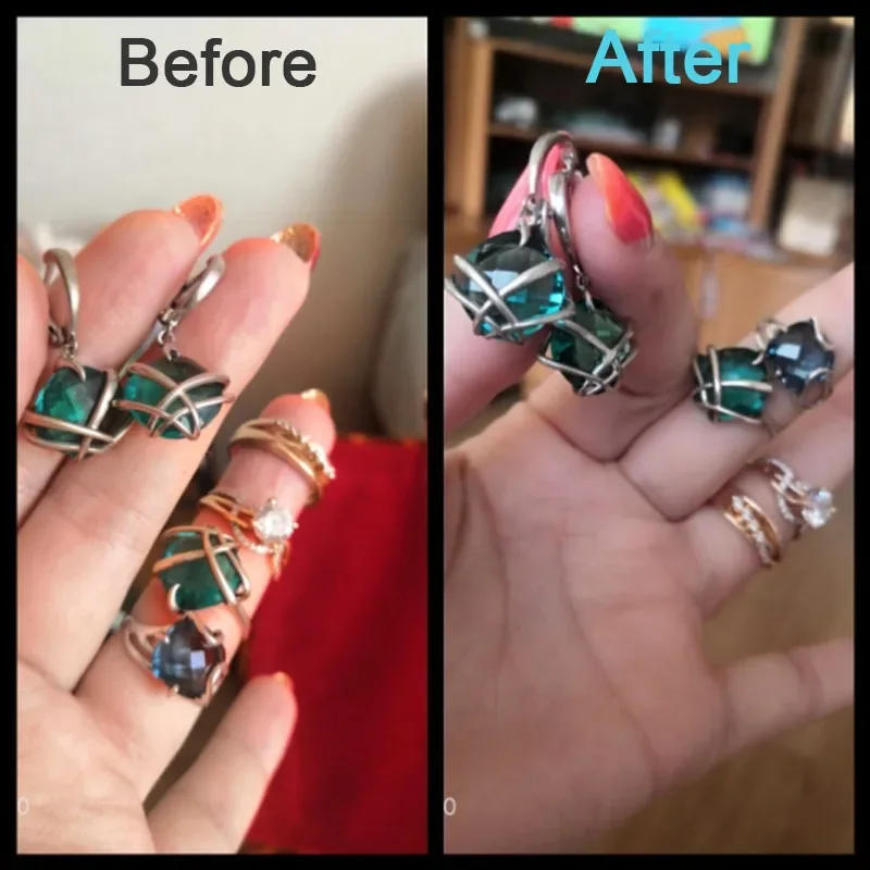 Description Picture 2 of itemDouble Powers Ultrasonic Jewelry Cleaner Bath for Watches Contact Lens Glasses Denture Teeth Electric Makeup Brush Cleaner