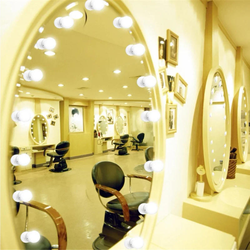 Description Picture 4 of item12 Detachable Bulbs LED Professional Makeup Mirror Light USB Cosmetic Mirror with Light Dressing Table Vanity Mirror Lights