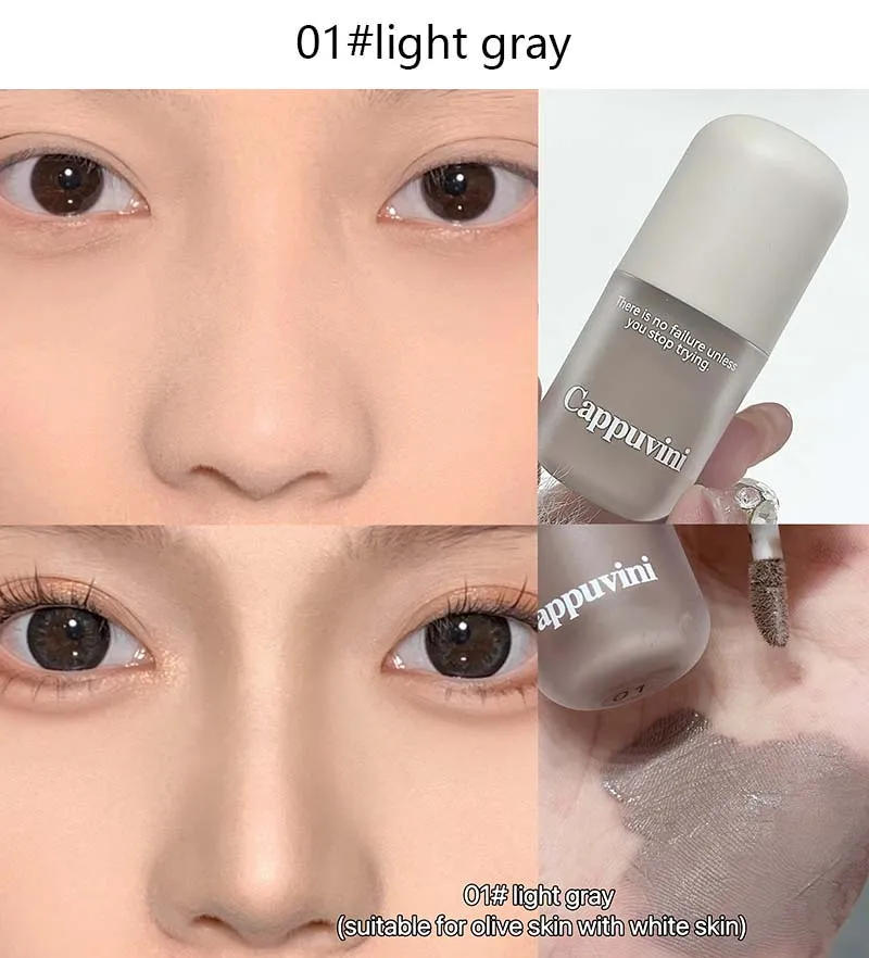 Description Picture 5 of itemGrey Brown Facial Contour Shadow Cream Natural Nude Makeup Liquid Contouring Stick 3D Nose Shadow Brightening Bronzers Cosmetic