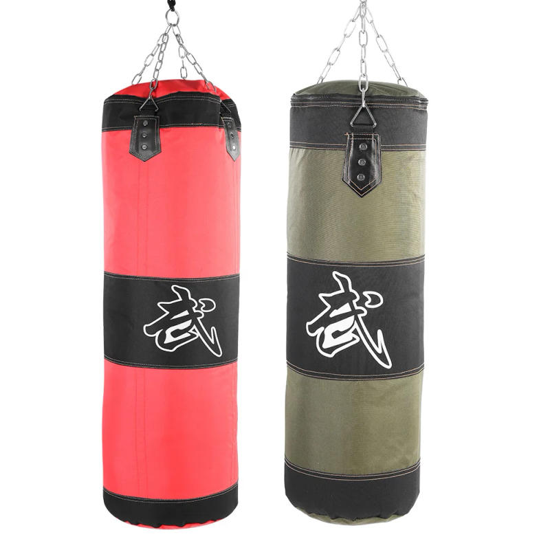 Description Picture 4 of item60cm/80cm/100cm/120cm Hanging Boxing Sandbag Punching Empty Sand Bag for Indoor Exercising