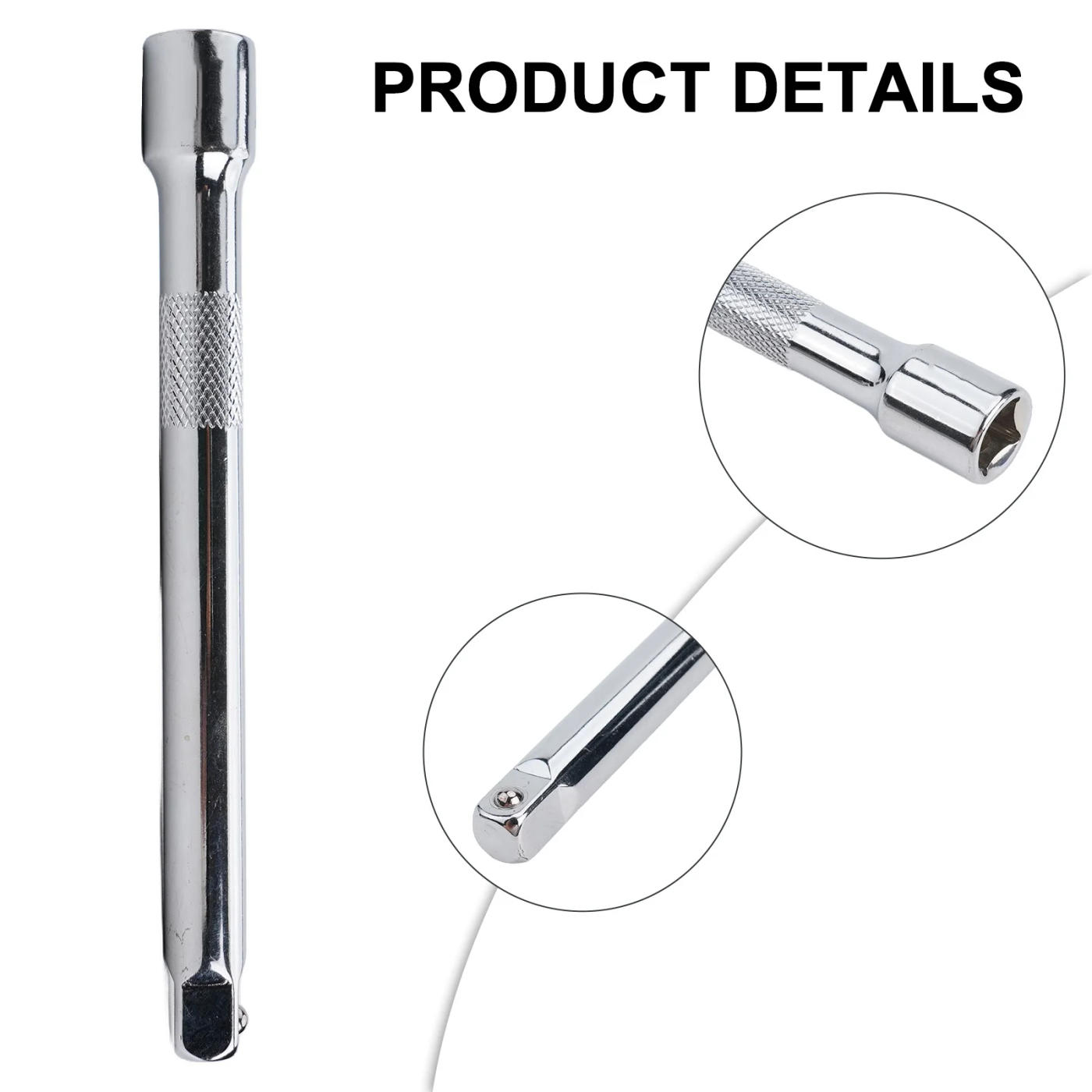 Description Picture 5 of item1pc 1/4 3/8 1/2 Wrench Extension Bar Socket Ratchet Sleeve Connecting Rod Steering Socket Post For Workshop Equipment Power Tool