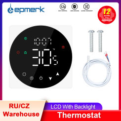 Tuya Smart Home WiFi LCD Display Temperature Controller Thermostat Weekly Programmable APP Remote Control for Electric Heating