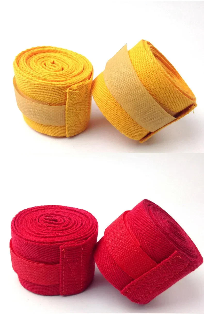 Description Picture 4 of item2.5M/5M Boxing Bandage Wrap Cotton Sports Straps Taekwondo Hand Gloves Wrap Combat Protect Belt Boxing Handwraps for Men Women