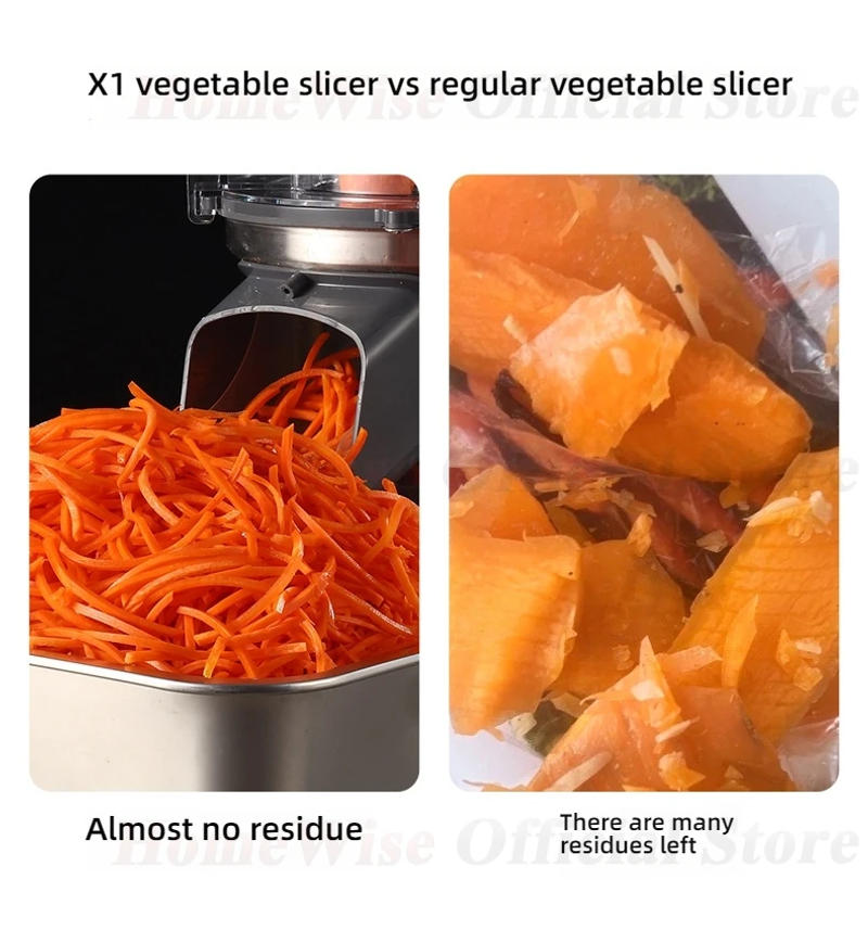 Description Picture 3 of itemHomewise Cut Cubes and Slicing and Shredding knife Accessories for M1 Commercial Multifunctional Vegetable Machine