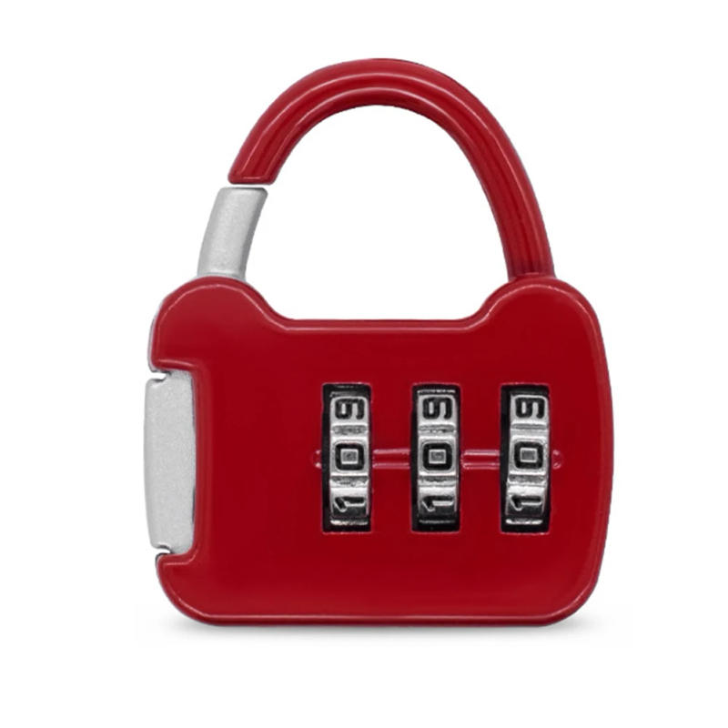 Description Picture 4 of itemCompact Cabinet Trolley Case Purple Red Silver Zinc Alloy Blue Combination Lock 42X35X12mm Color Password Padlock