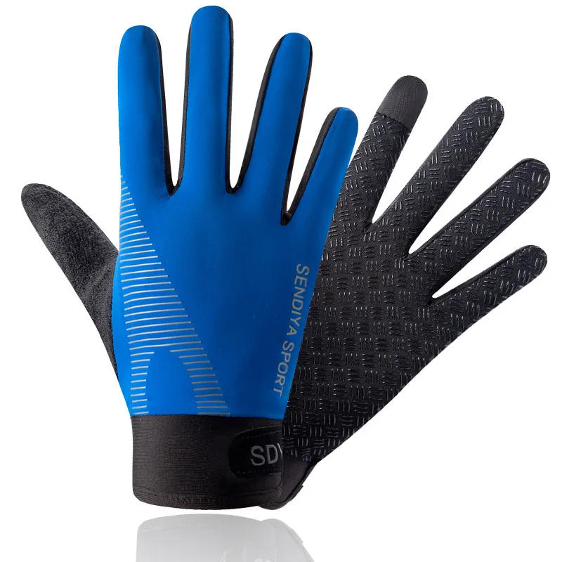 Description Picture 6 of itemSummer Sunscreen Gloves Cycling Ice Silk Breathable Quick- Drying Soft Thin Outdoor Sports Fishing Non-slip Touch Screen Gloves