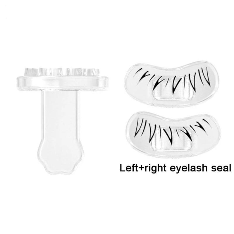 Description Picture 2 of itemEyelash Seal DIY Lower Lash Extension Stamp Silicone Makeup Tool For Beginner Convenient Natural Lower Eyelash Artifact Eyeliner